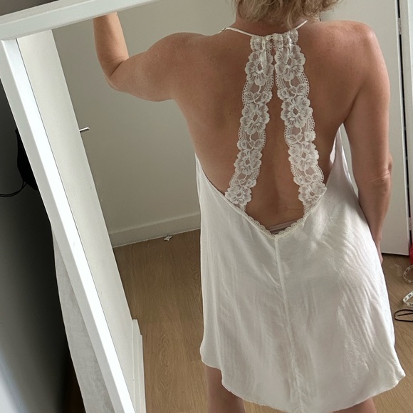 2014 Vintage Victoria’s Secret Silk Blend Chemise Slip L - Picture 2 of 8